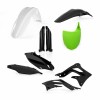 KIT PLÁSTICOS COMPLETO ACERBIS KAWASAKI KX-F 450 2012 PRETO E VERDE